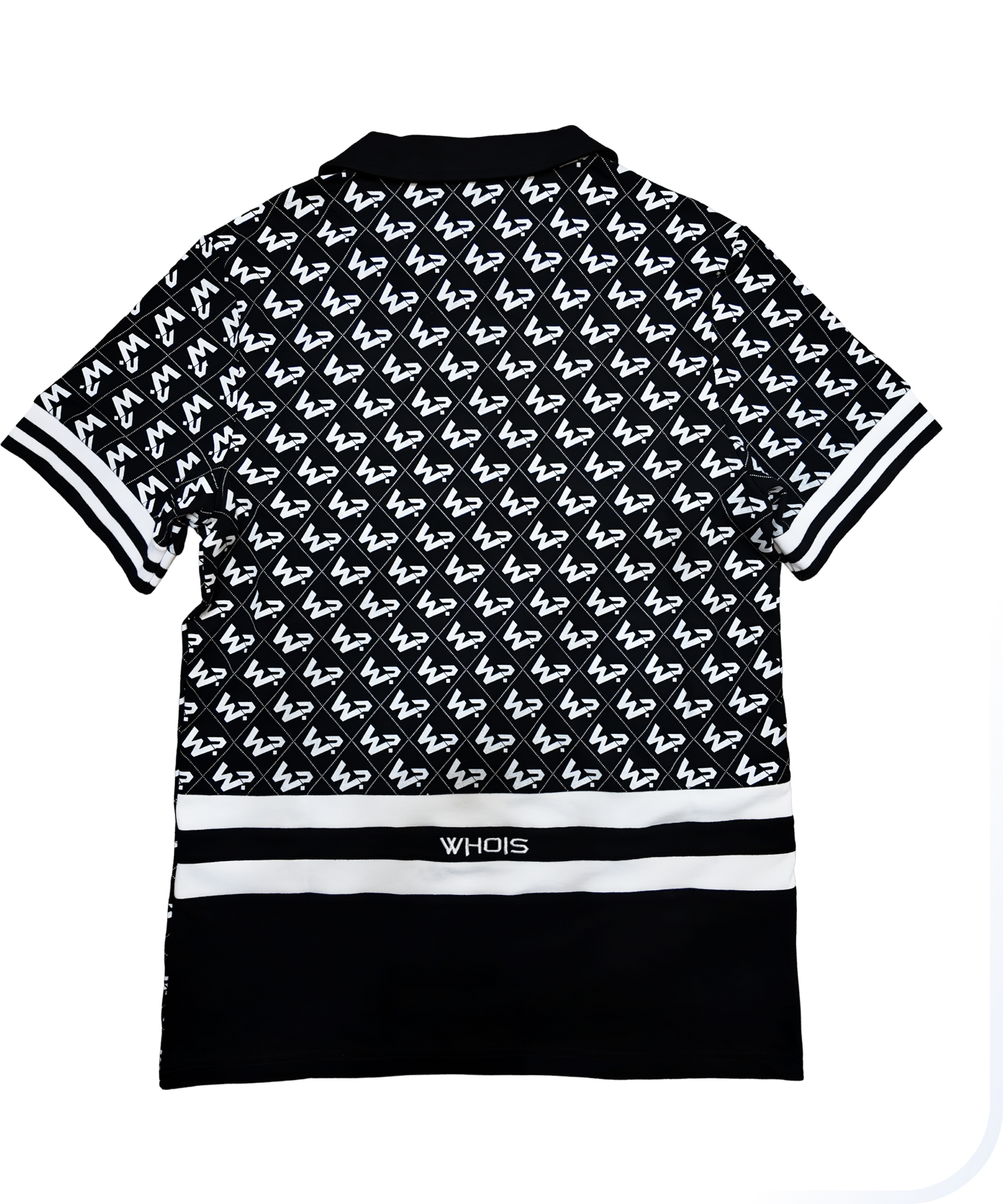 Short-sleeved monogrammed polo